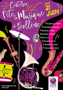 fête musique bollene 2018