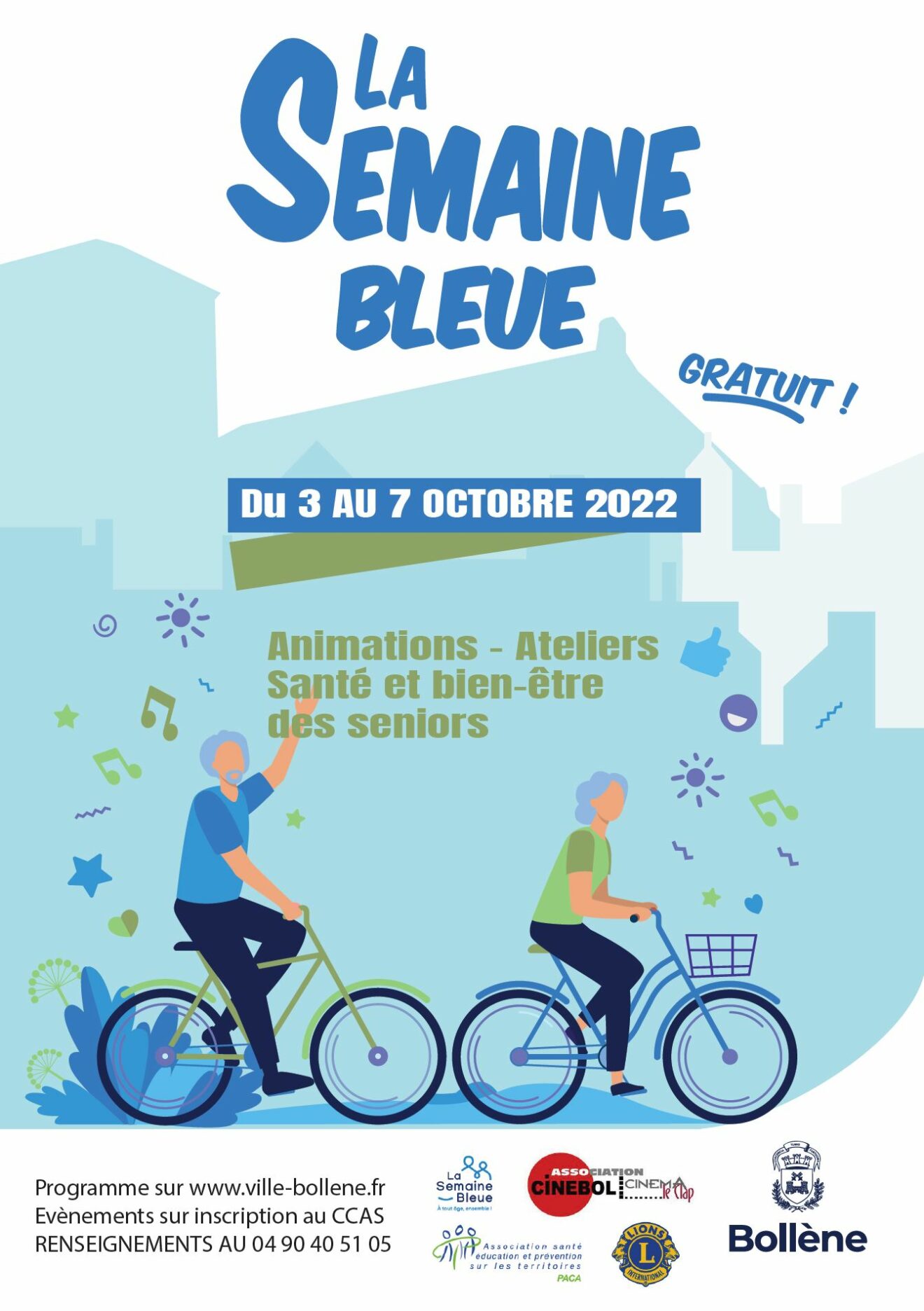 La semaine bleue en Rhône Lez Provence du 3 au 12 octobre