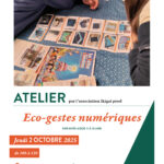 Atelier « Éco-gestes numériques » à la Bibliothèque de Bollène – Jeudi 2 octobre 