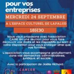 Réunion d’information pour vos entreprises – mercredi 24 septembre