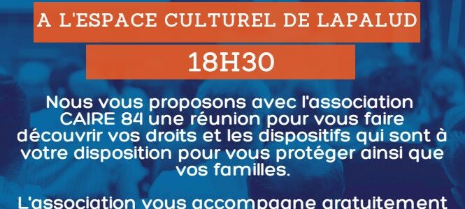 Réunion d’information pour vos entreprises – mercredi 24 septembre