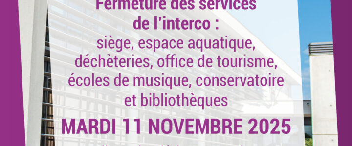 Avis aux usagers – Mardi 11 novembre (jour férié) Avis aux usagers – Mardi 11 novembre (jour férié)