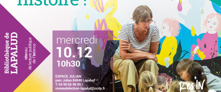 Atelier « Raconte-moi une histoire » – Bibliothèque de Lapalud Atelier « Raconte-moi une histoire » – Bibliothèque de Lapalud
