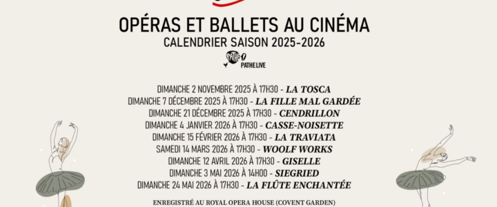 Opéra & Ballet au cinéma – Le Clap