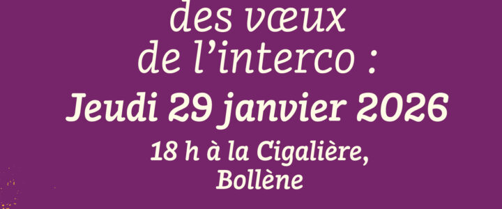 Invitation – Cérémonie des voeux 2026