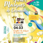 Atelier création de masques – Spécial Carnaval !