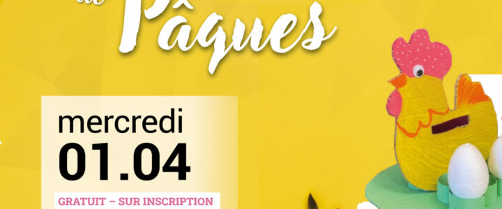 Atelier créatif de Pâques à la Bibliothèque de Bollène !