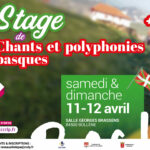 Stage de chants Basques Samedi 11 et dimanche 12 avril