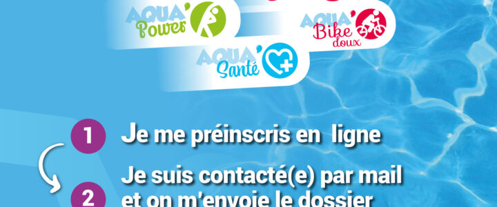 Pré-inscriptions aux activités aquatiques – 3ème trimestre 2025-2026…