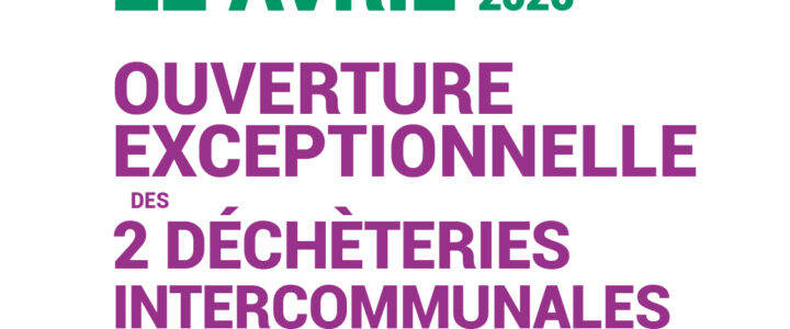 Horaires exceptionnels le 22 avril 2026