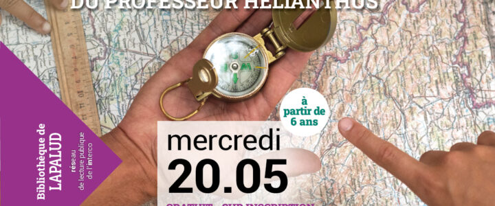 Atelier escape game “À la recherche du professeur Helianthus”