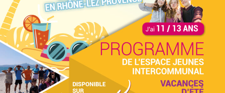 Les pré-inscriptions pour les activités d’été de l’Espace Jeunes ouvrent demain à 10h !