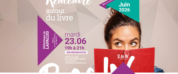 Rencontre autour du livre – 23 Juin 2026 – Lapalud