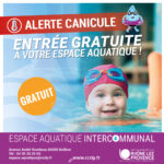 Canicule : la piscine est gratuite !