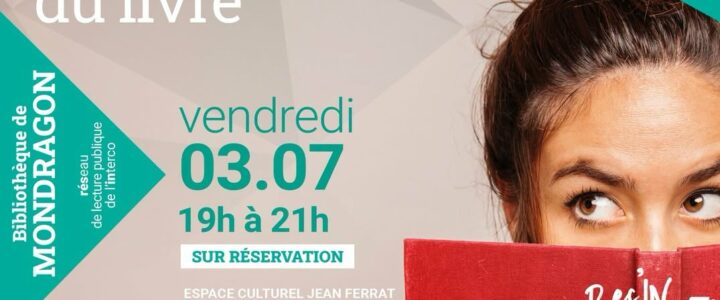Rencontre autour du livre – Vendredi 03 juillet Rencontre autour du livre – Vendredi 03 juillet