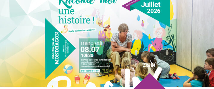 Raconte-moi une histoire à la bibliothèque de Mondragon ! Raconte-moi une histoire à la bibliothèque de Mondragon !
