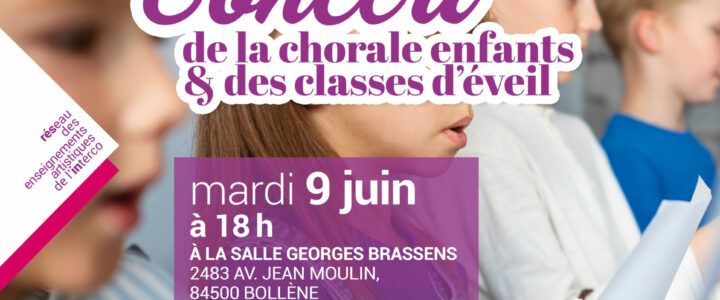 Les jeunes voix du territoire montent sur scène le mardi 9 juin à 18h00