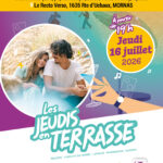 Les Jeudis en Terrasse reviennent le 16 juillet !