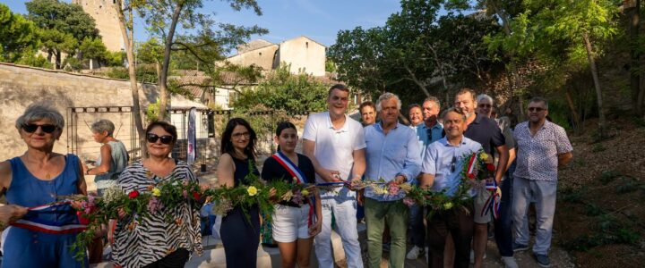 Inauguration du Jardin de la Fontaine