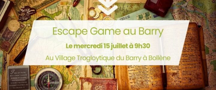 Nouveau : un Escape Game en plein air arrive à Barry !