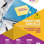 Fermeture estivale de l&rsquo;espace jeunes intercommunal