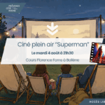 Le cinéma en plein air continue en août !