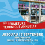 La piscine fait une petite pause !