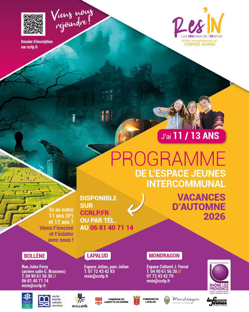 Télécharger le programme des vacances d'Automne 2026 – 11/13 ans